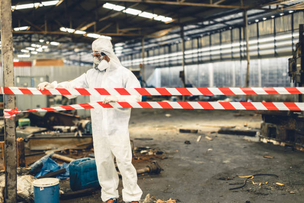 Professional Biohazard technician working in Center Sandwich, NH